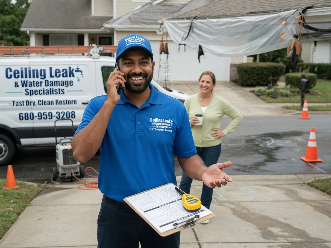 Ceiling Leak Cleanup Cedar Park, TX FAQs